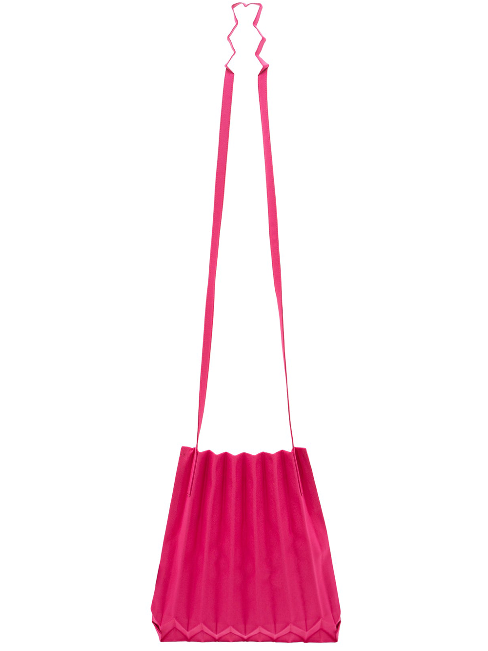 me ISSEY MIYAKE TRUNK PLEATS Bag 12 Cross Body Magenta 4