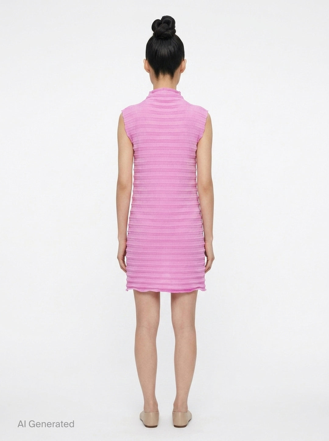 Accordion See-Through Crepe | me Issey Miyake | Club21 - back