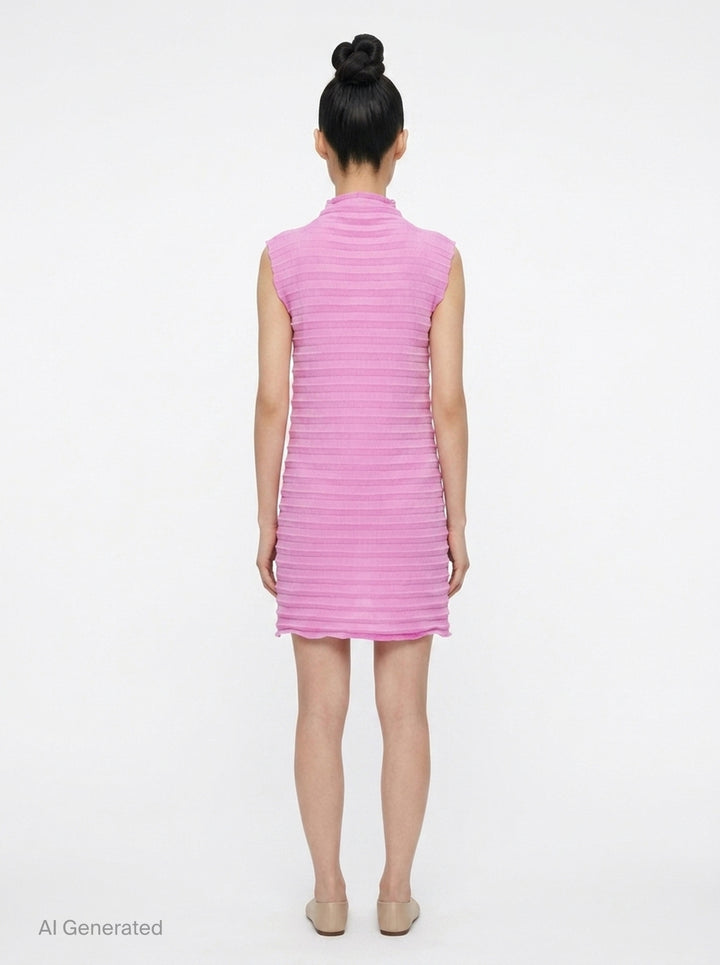 Accordion See-Through Crepe | me Issey Miyake | Club21 - back