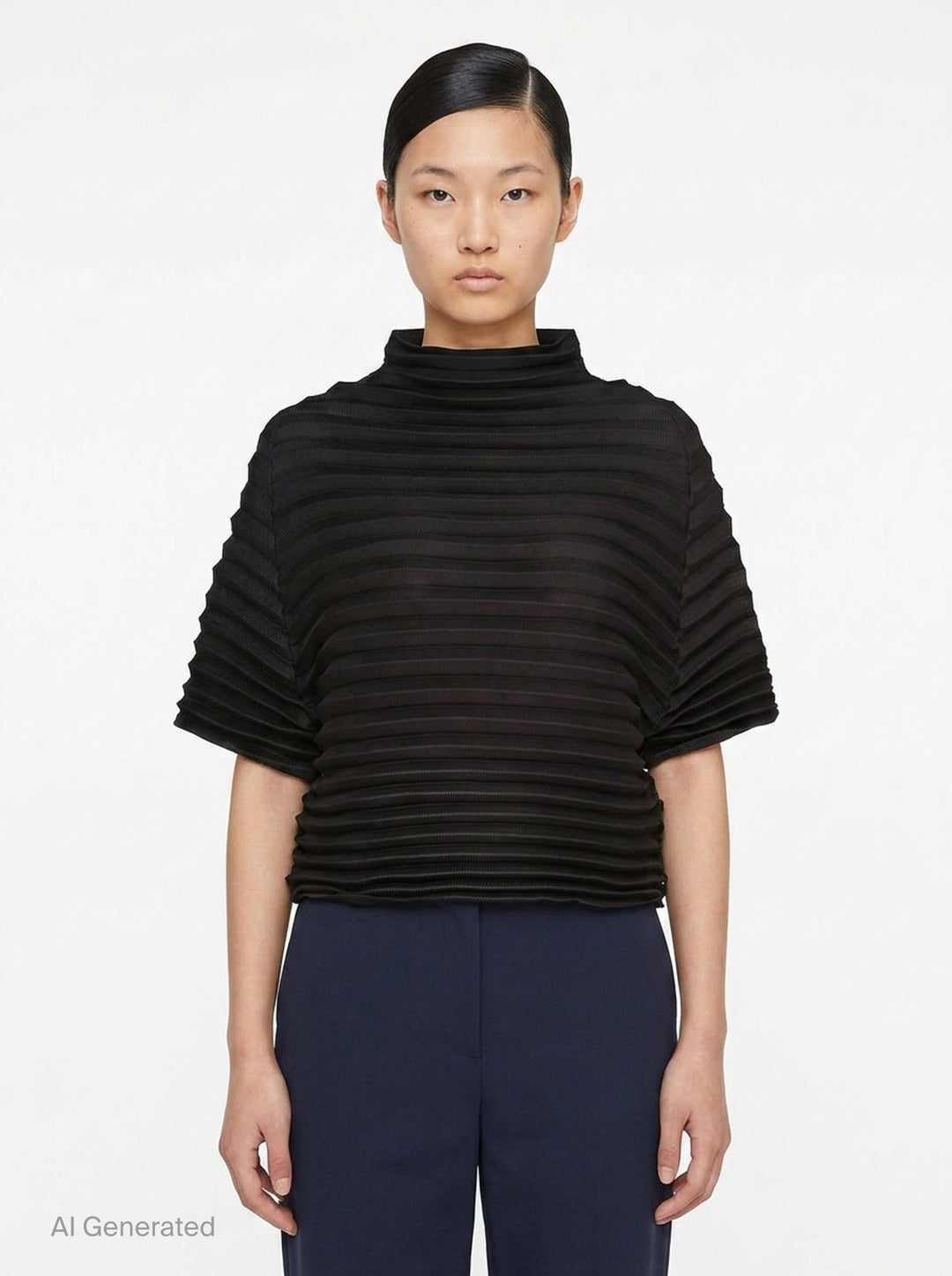 Accordion Stretch Pleats | me Issey Miyake | Club21 - front