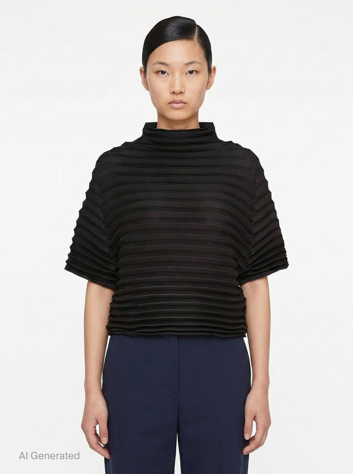 Accordion Stretch Pleats | me Issey Miyake | Club21 - front