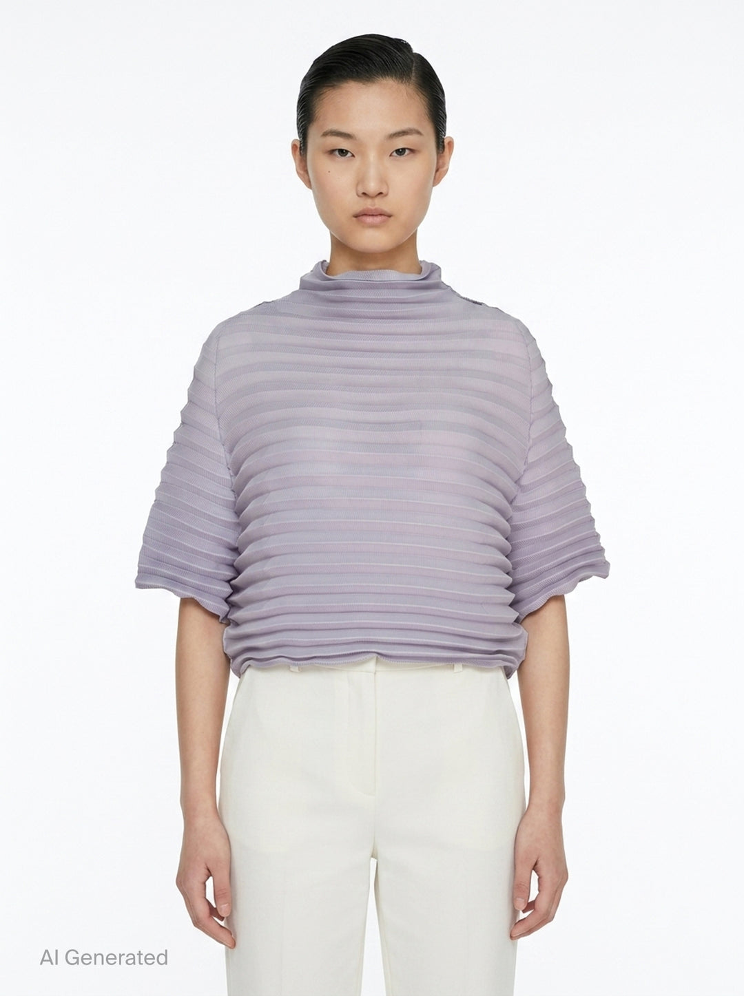 Accordion Stretch Pleats | me Issey Miyake | Club21 - front