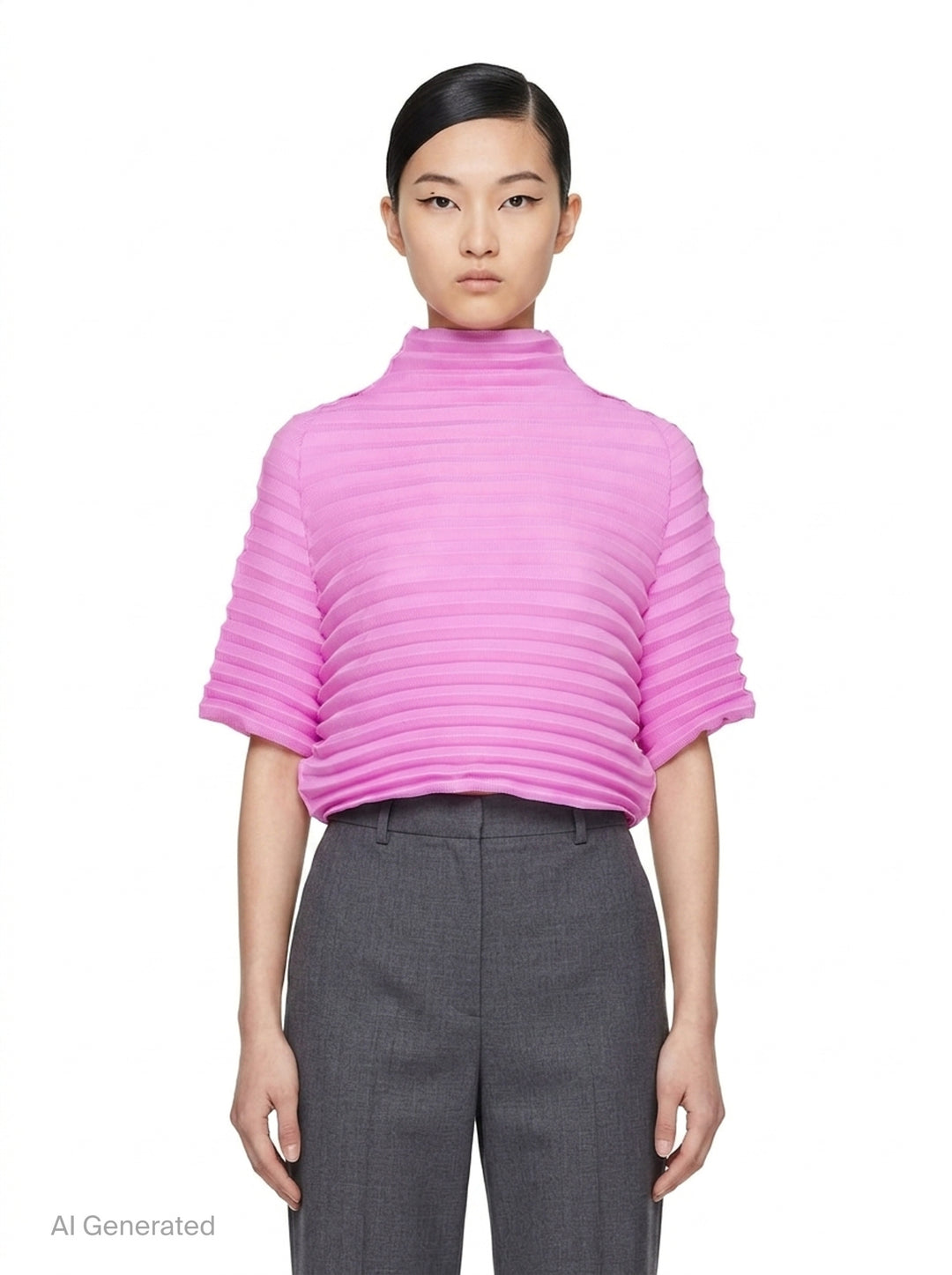 Accordion Stretch Pleats | me Issey Miyake | Club21 - front