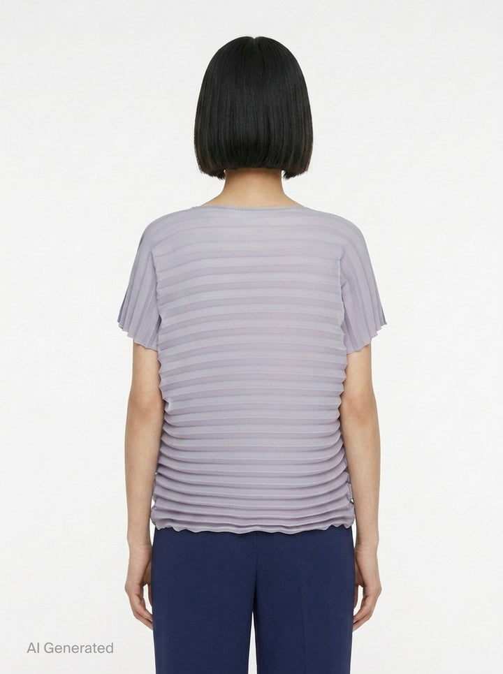 Accordion Stretch Pleats | me Issey Miyake | Club21 - back