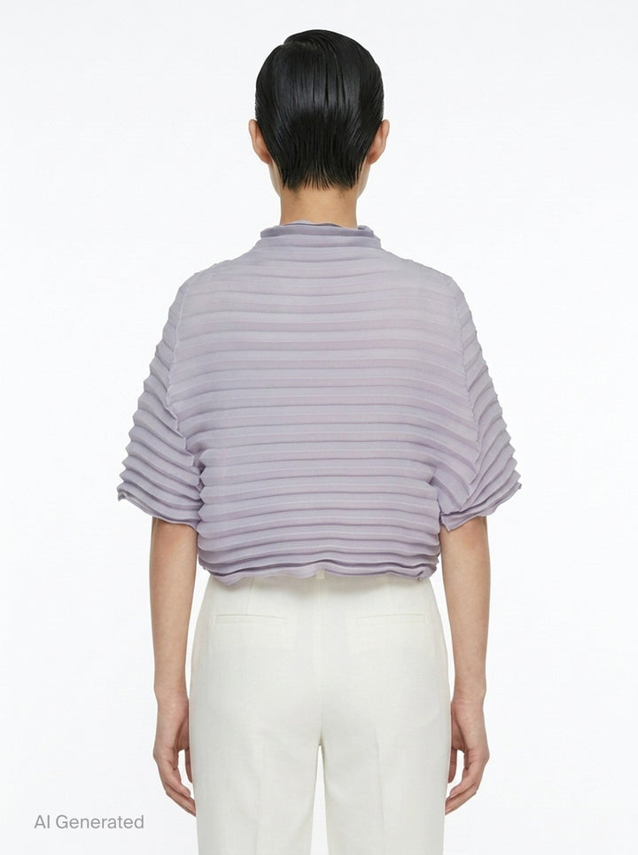 Accordion Stretch Pleats | me Issey Miyake | Club21 - back