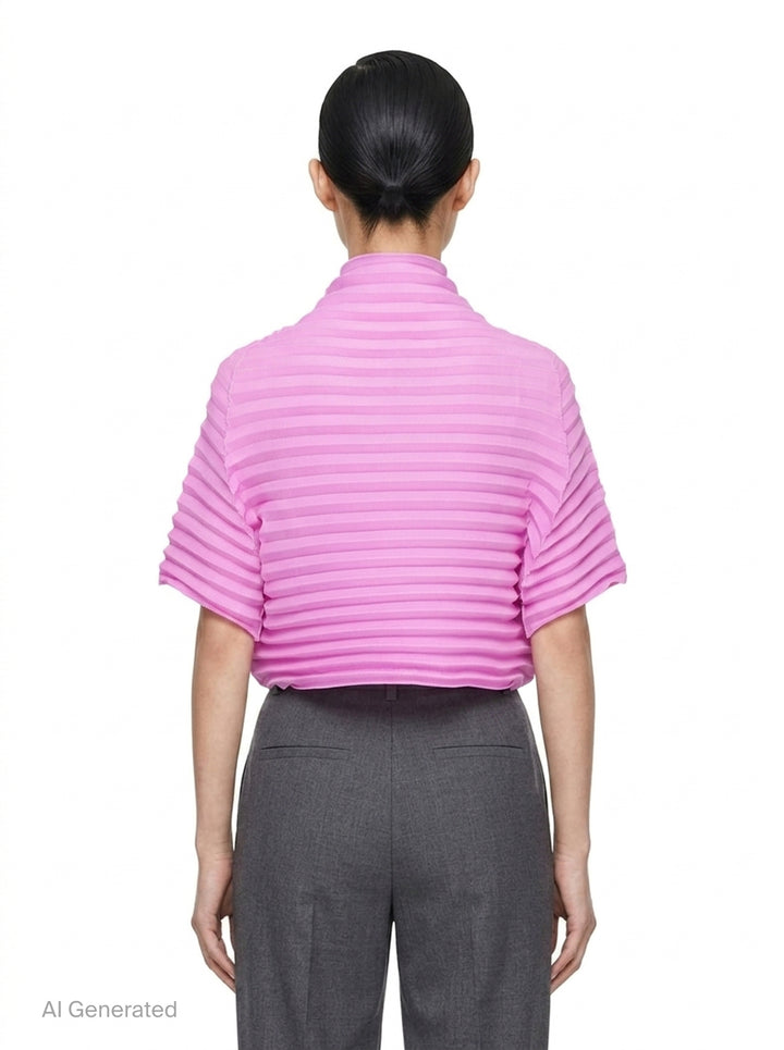 Accordion Stretch Pleats | me Issey Miyake | Club21 - back