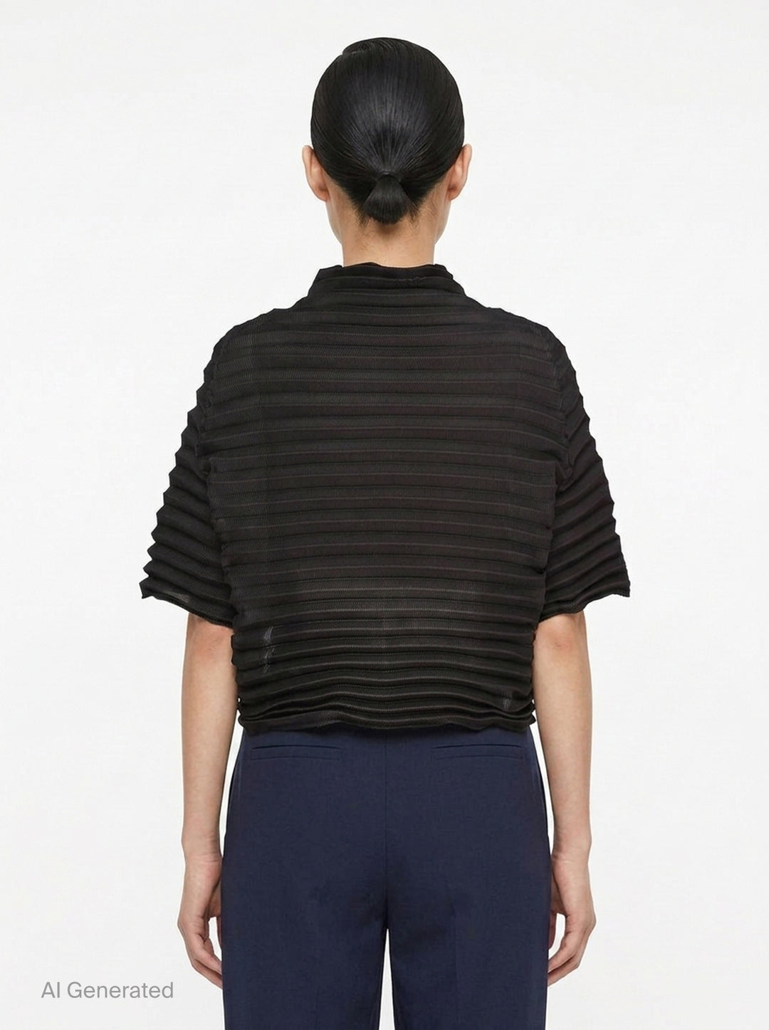 Accordion Stretch Pleats | me Issey Miyake | Club21 - back