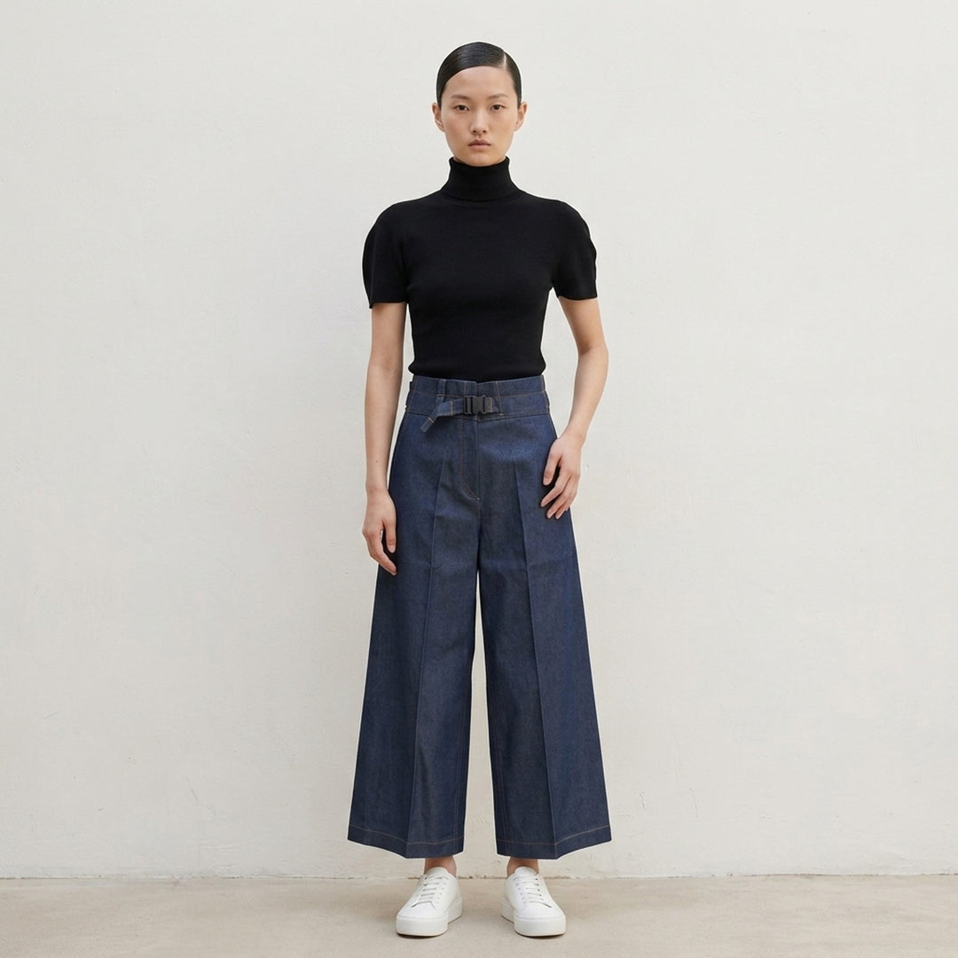 Airy Short Sleeve Turtleneck Top | me Issey Miyake | Club21 - lifestyle