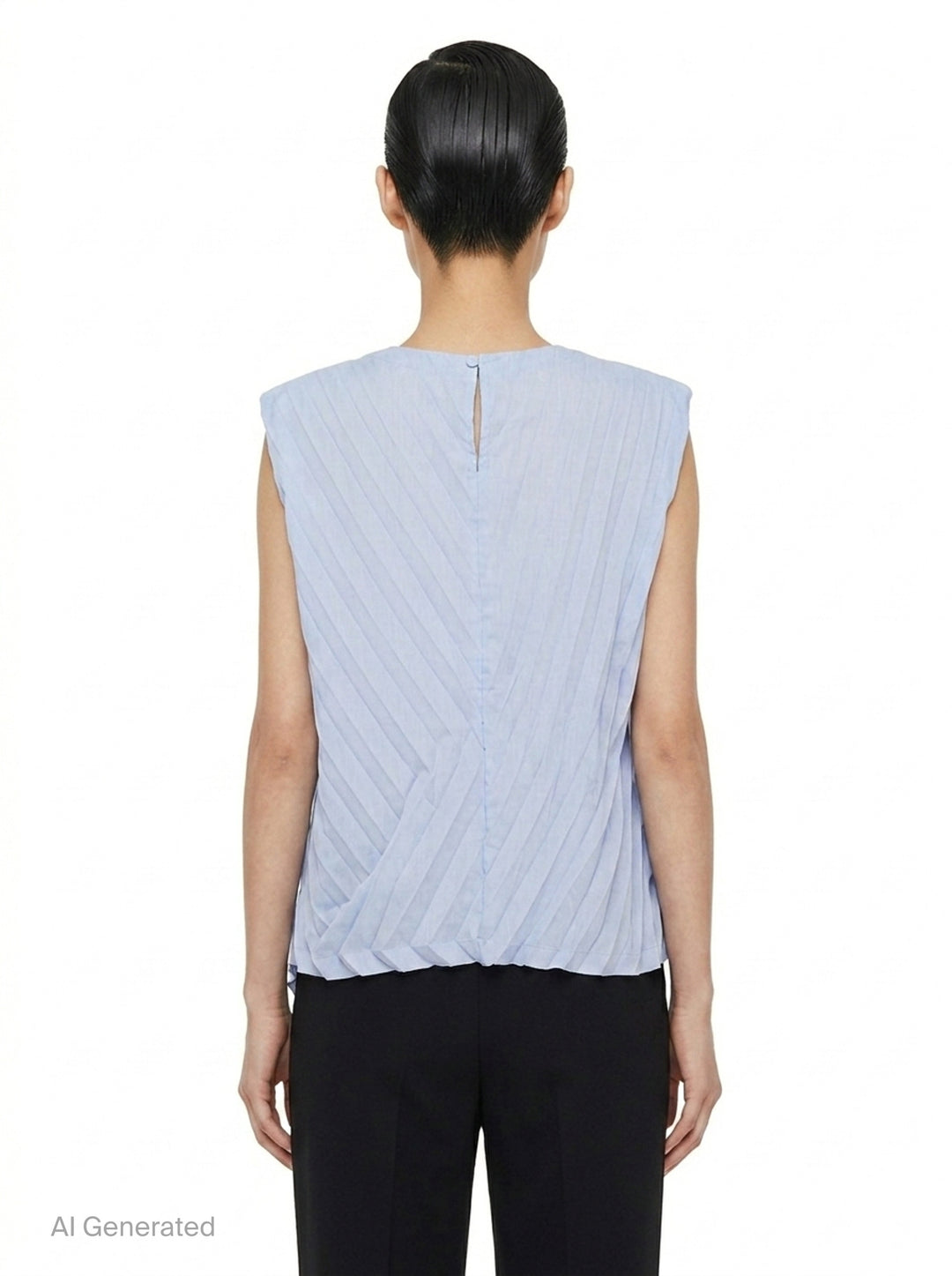 Angle Pleats Sleeveless Top | me Issey Miyake | Club21 - back