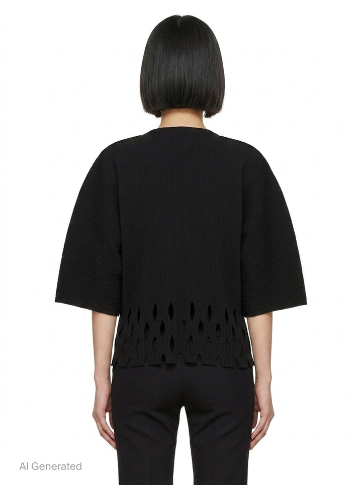Aperture Pleats Cardigan | me Issey Miyake | Club21 - back