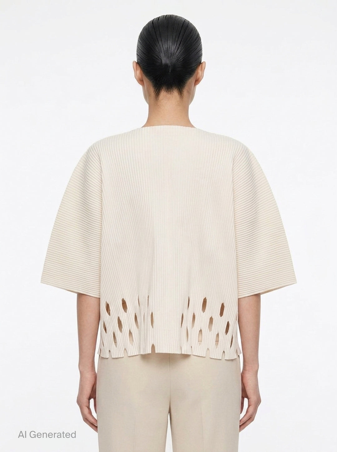 Aperture Pleats Cardigan | me Issey Miyake | Club21 - back