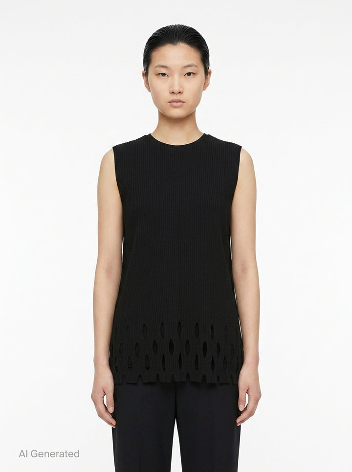 Aperture Pleats Tank Top | me Issey Miyake | Club21 - front