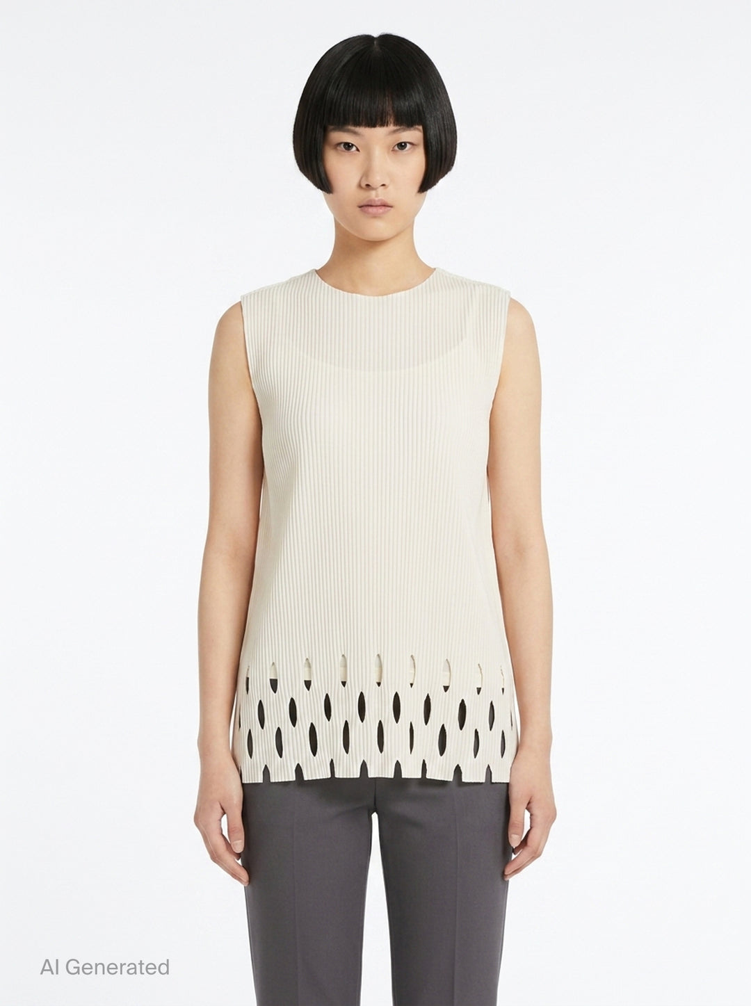 Aperture Pleats Tank Top | me Issey Miyake | Club21 - front