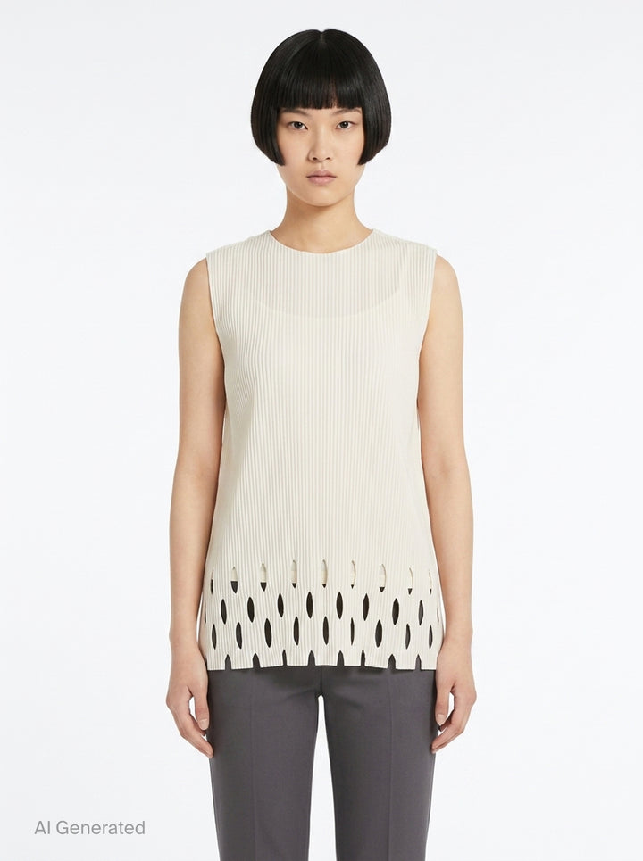 Aperture Pleats Tank Top | me Issey Miyake | Club21 - front