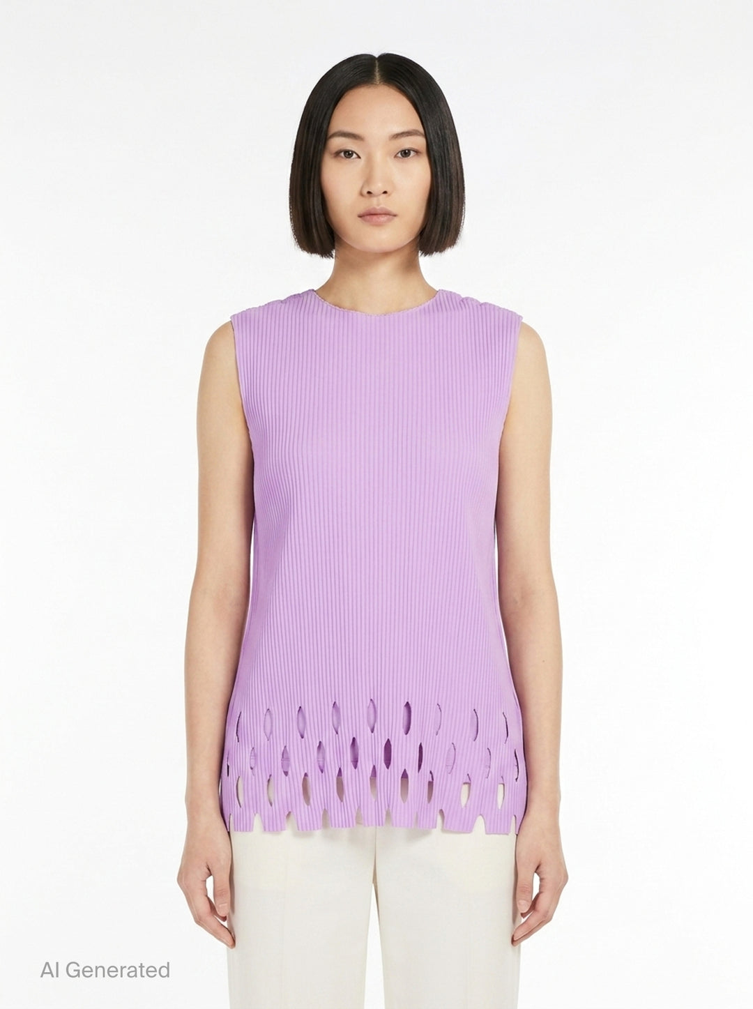 Aperture Pleats Tank Top | me Issey Miyake | Club21 - front