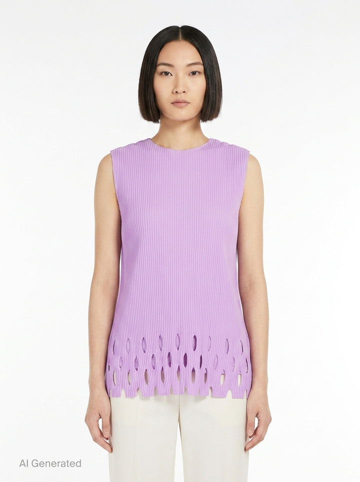 Aperture Pleats Tank Top | me Issey Miyake | Club21 - front