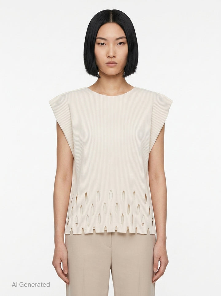 Aperture Pleats Top | me Issey Miyake | Club21 - front