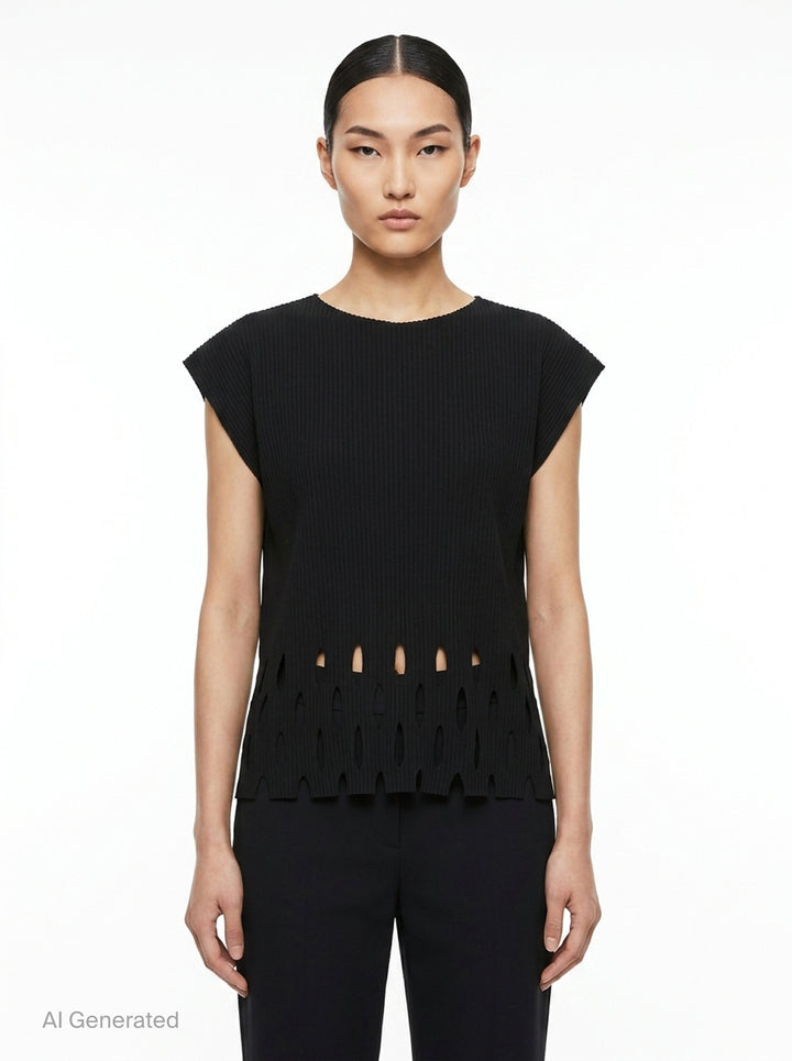 Aperture Pleats Top | me Issey Miyake | Club21 - front