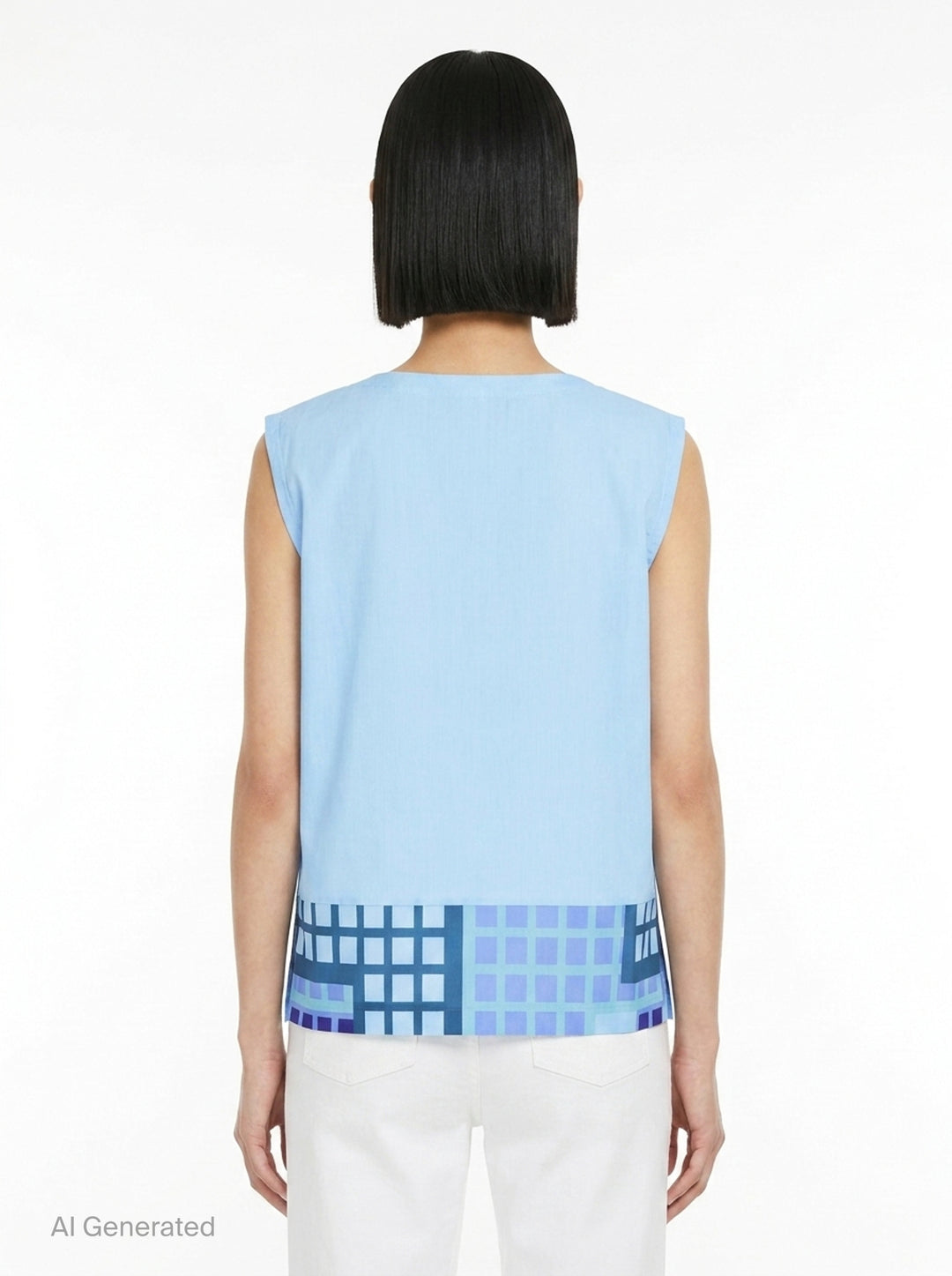 Building Print Tank Top | me Issey Miyake | Club21 - back