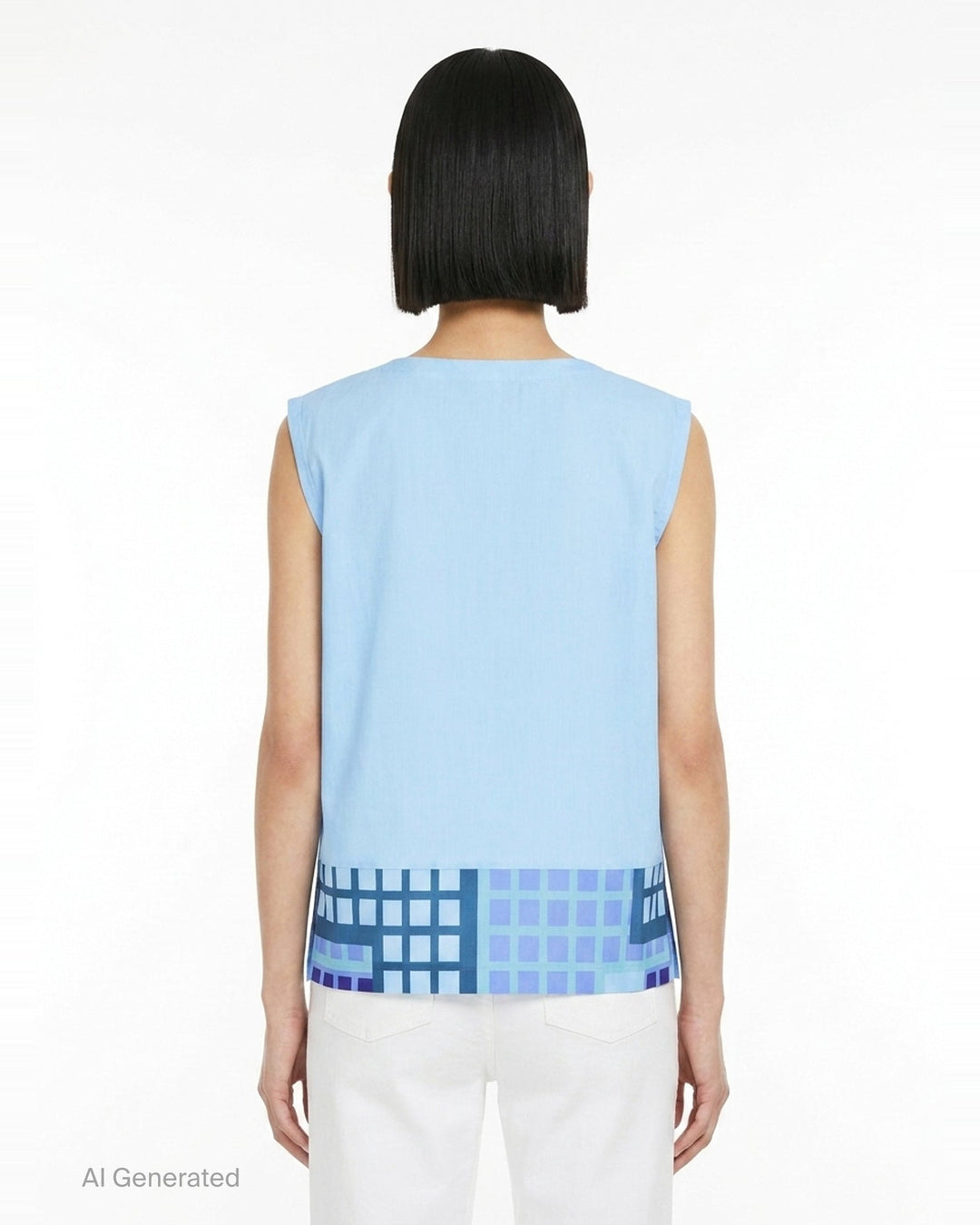 Building Print Tank Top | me Issey Miyake | Club21 - back