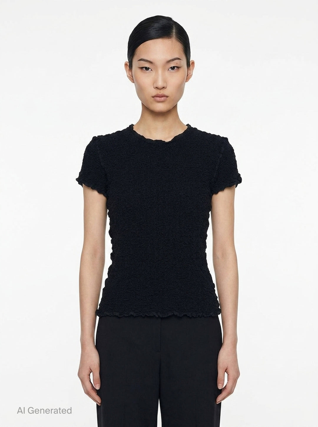 Cauliflower Basic Knit Top | me Issey Miyake | Club21 - front