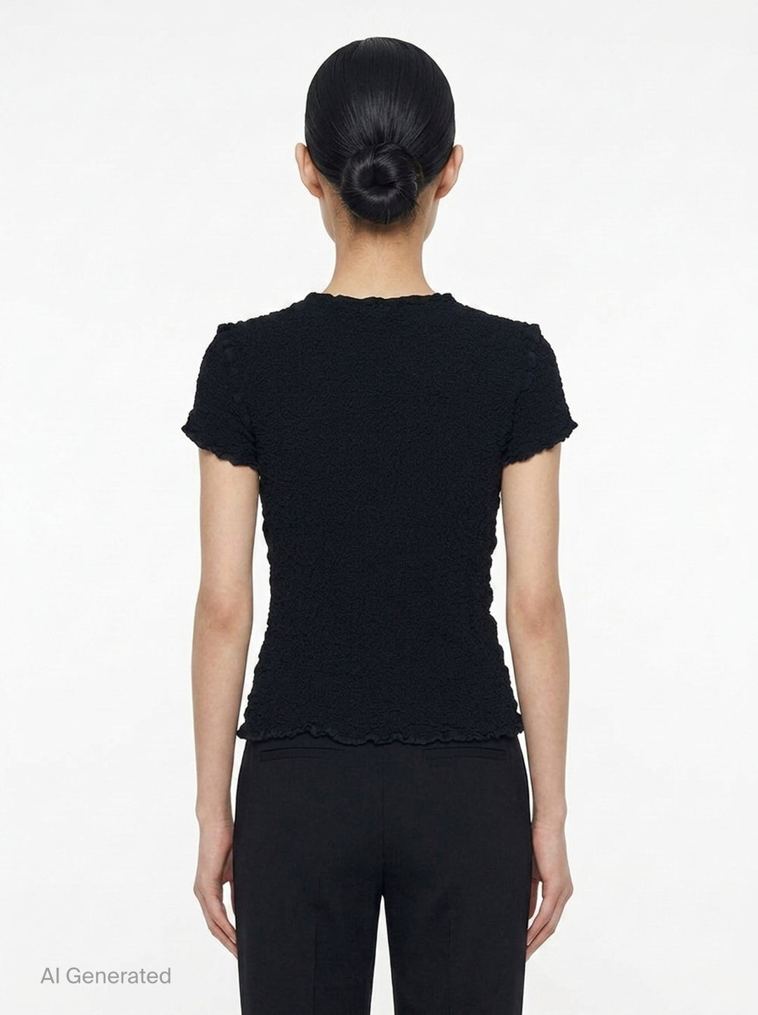 Cauliflower Basic Knit Top | me Issey Miyake | Club21 - back