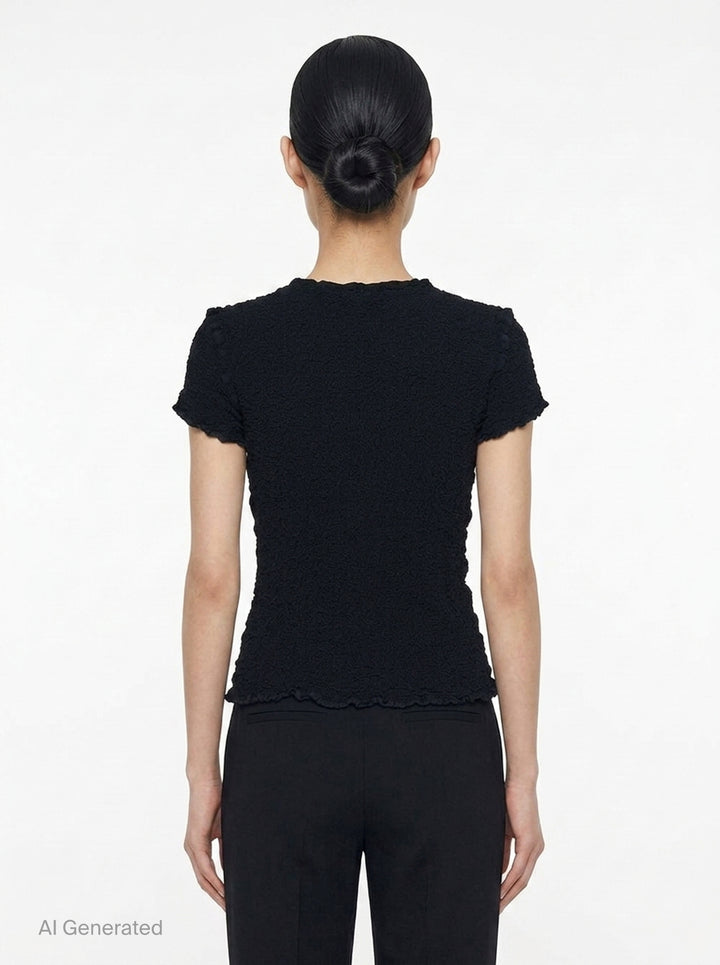 Cauliflower Basic Knit Top | me Issey Miyake | Club21 - back