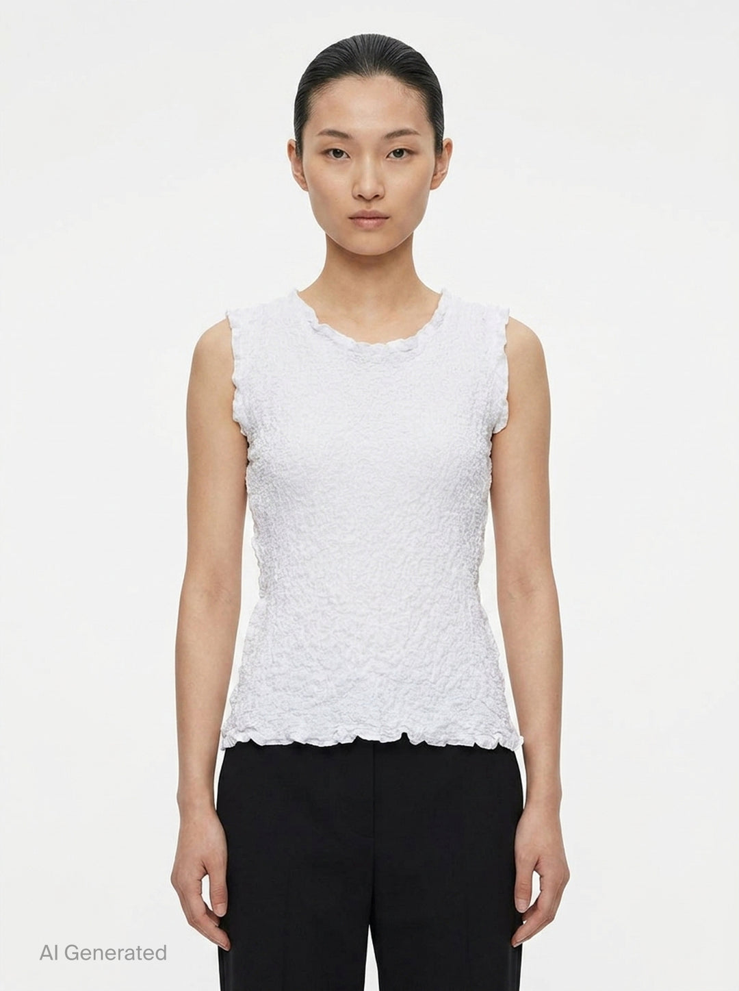 Cauliflower Basic Tank Top | me Issey Miyake | Club21 - front