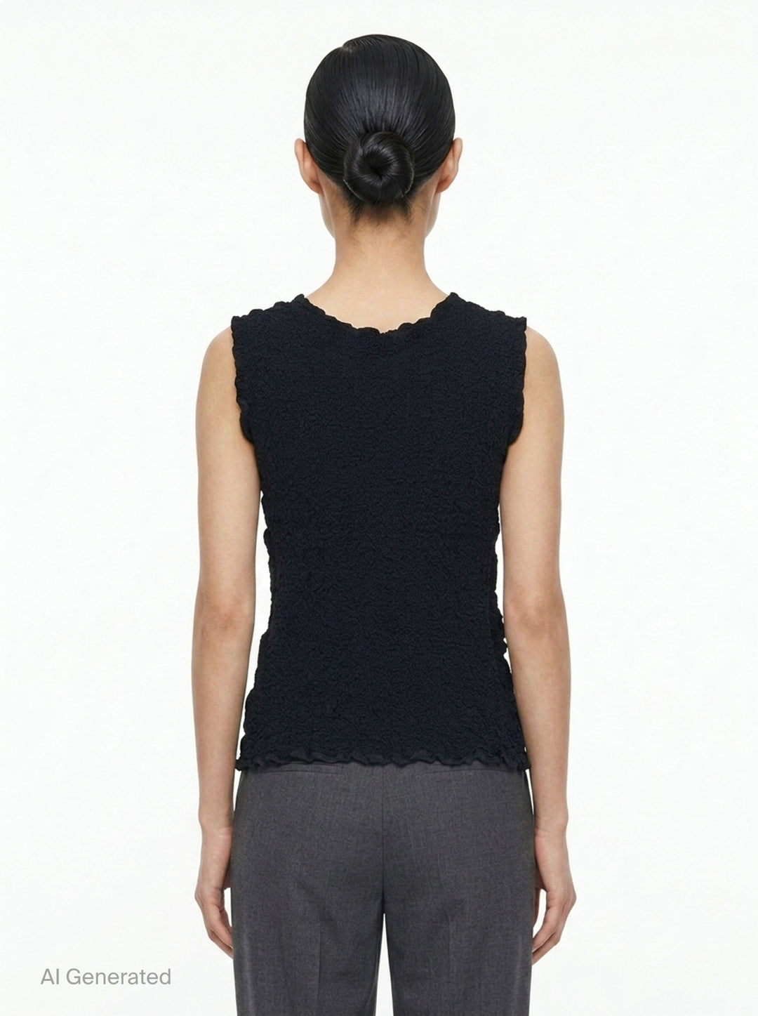 Cauliflower Basic Tank Top | me Issey Miyake | Club21 - back