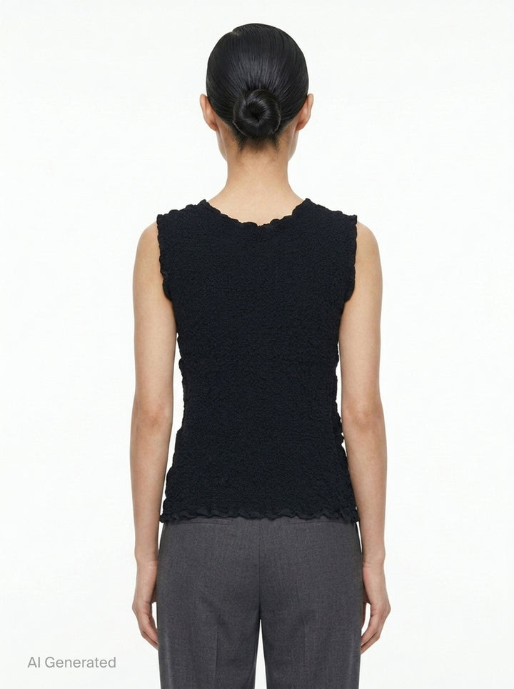 Cauliflower Basic Tank Top | me Issey Miyake | Club21 - back