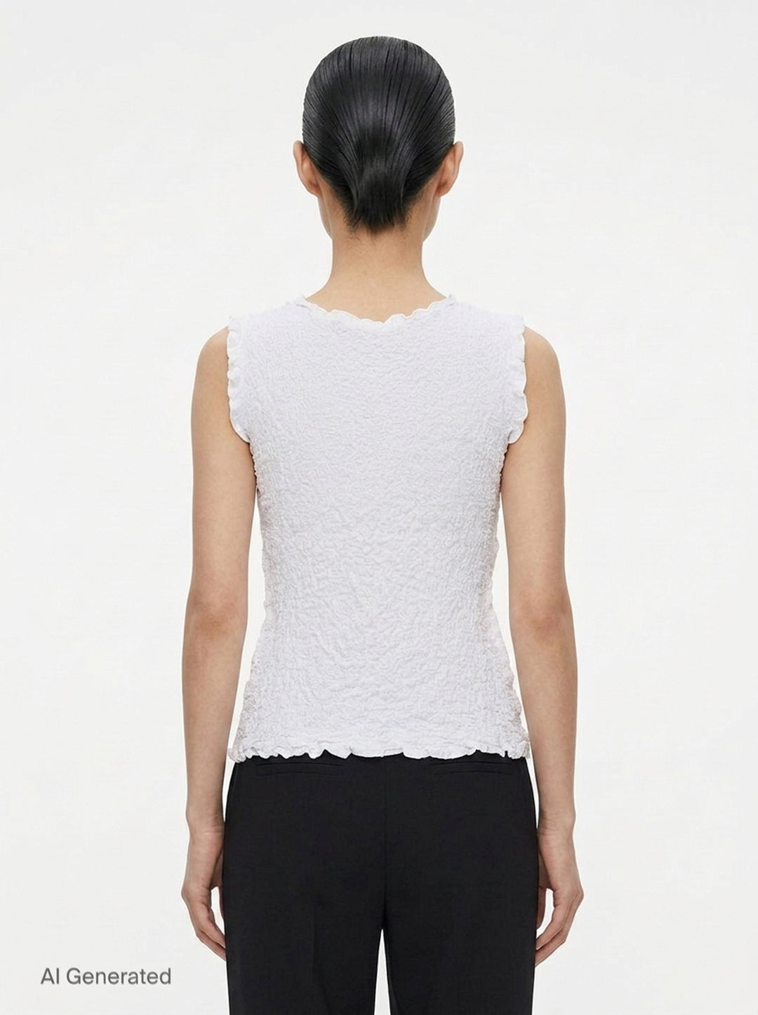 Cauliflower Basic Tank Top | me Issey Miyake | Club21 - back