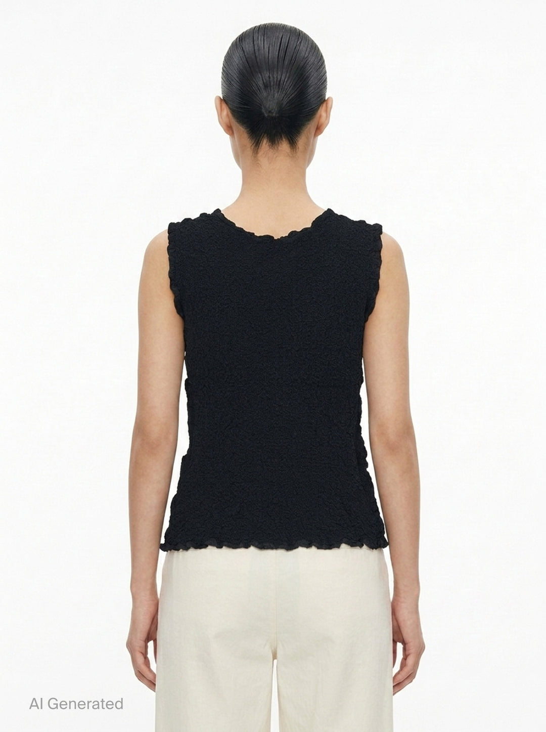Cauliflower Basic Tank Top | me Issey Miyake | Club21 - back