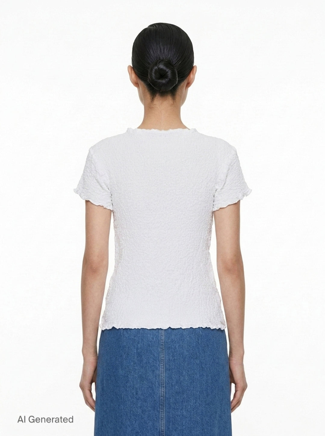 Cauliflower Basic Top | me Issey Miyake | Club21 - back