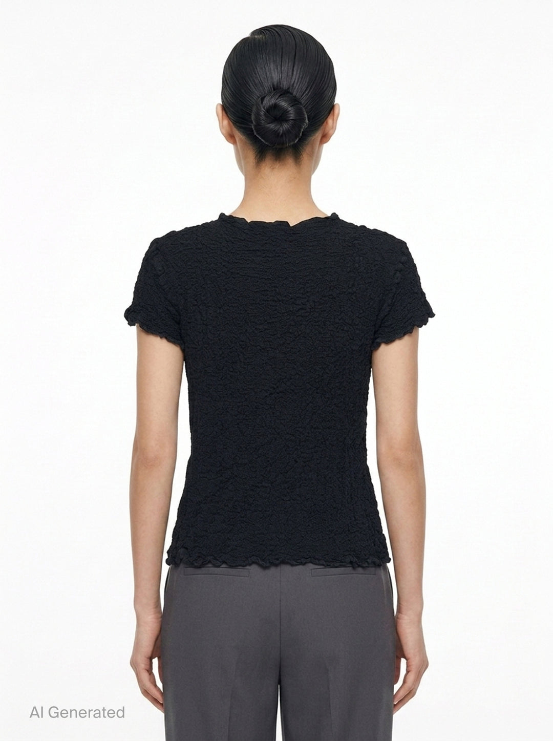 Cauliflower Basic Top | me Issey Miyake | Club21 - back