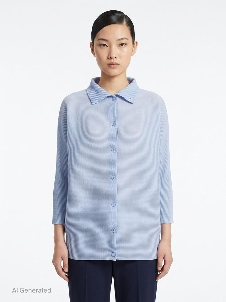 Dolman Stretch Pleats 1 | me Issey Miyake | Club21 - front