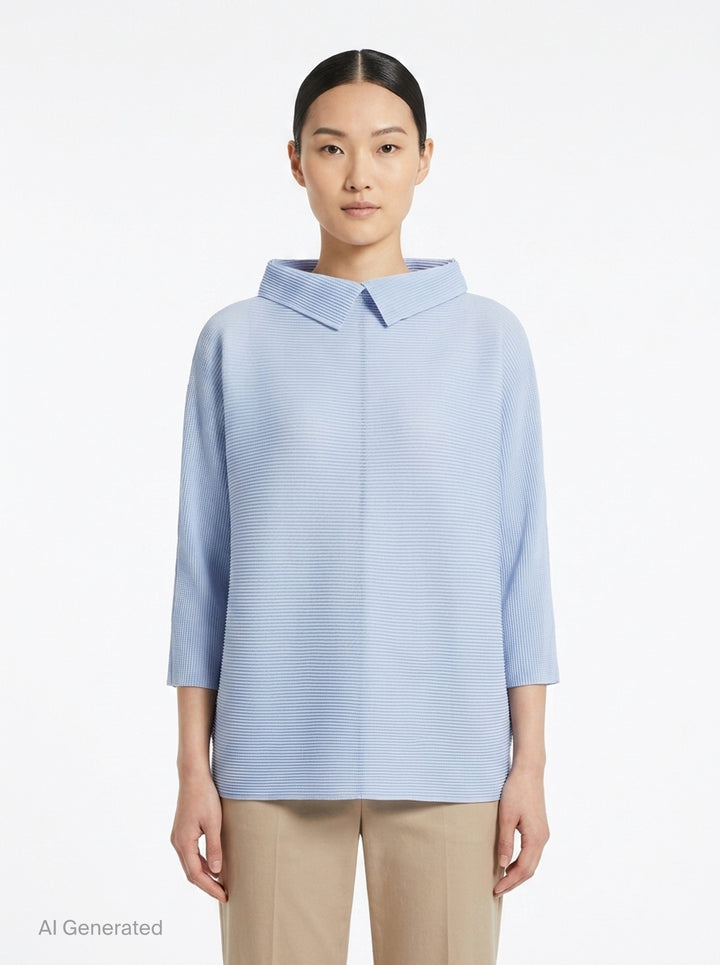 Dolman Stretch Pleats 1 | me Issey Miyake | Club21 - front