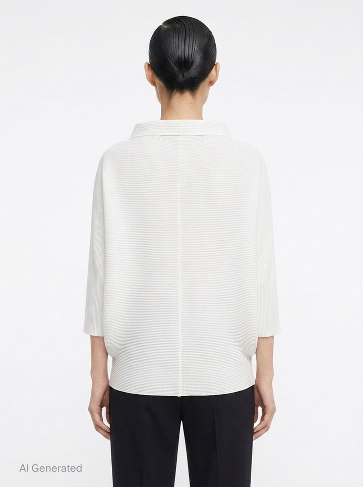 Dolman Stretch Pleats 1 | me Issey Miyake | Club21 - back