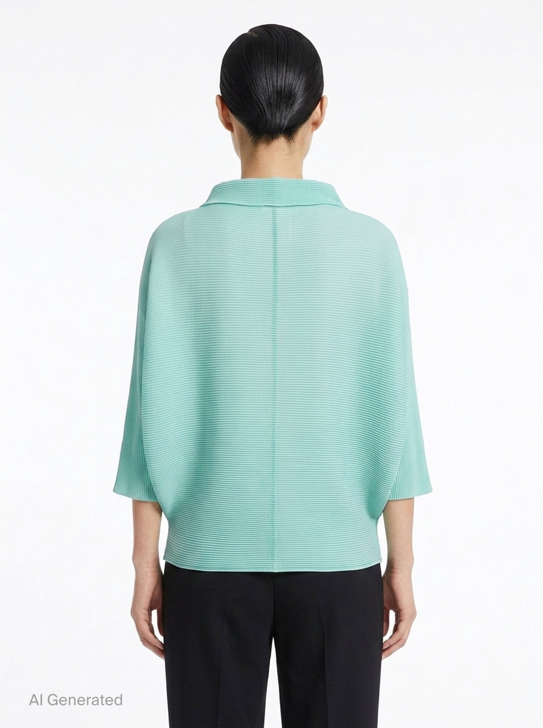 Dolman Stretch Pleats 1 | me Issey Miyake | Club21 - back
