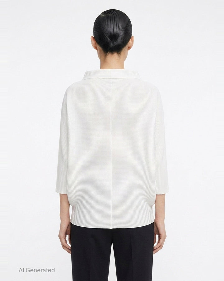 Dolman Stretch Pleats 1 | me Issey Miyake | Club21 - back