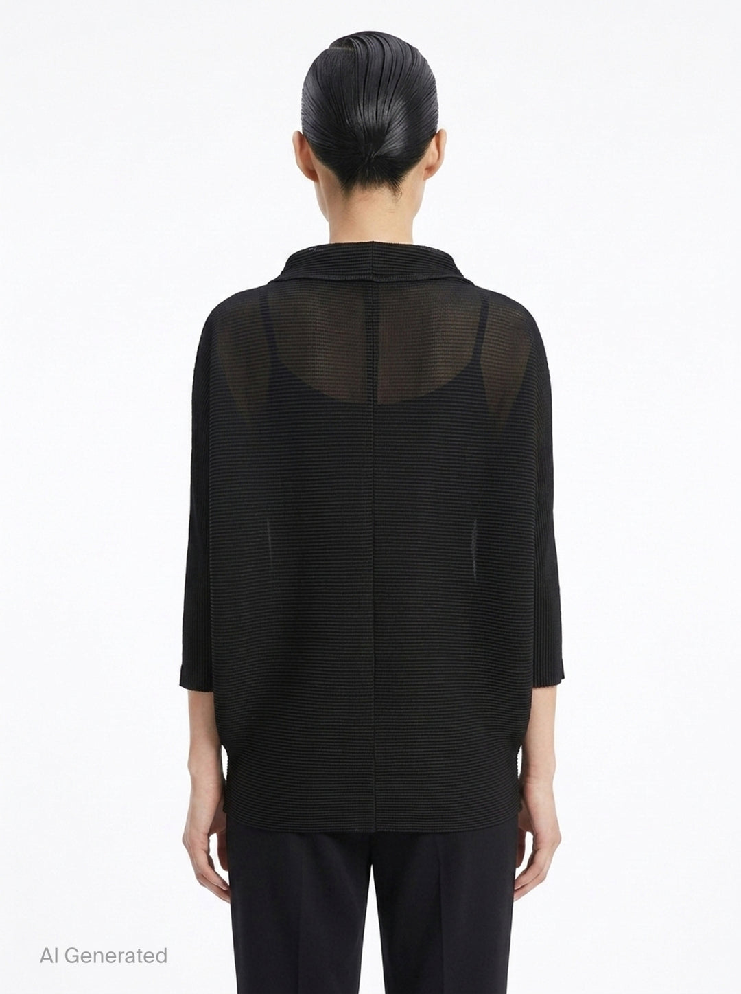 Dolman Stretch Pleats 1 | me Issey Miyake | Club21 - back