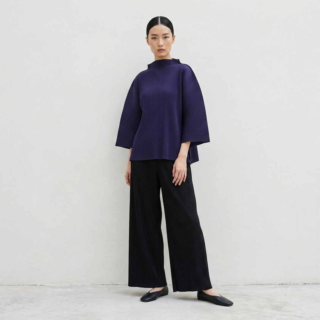 Fine Knit Pleated Wide Pants | me Issey Miyake | Club21 - lifestyle