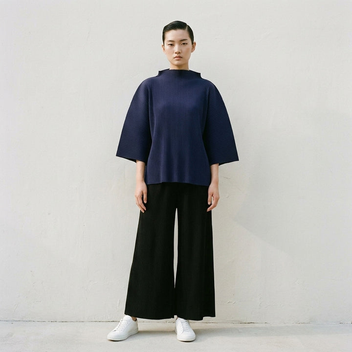 Fine Knit Pleated Wide Pants | me Issey Miyake | Club21 - lifestyle
