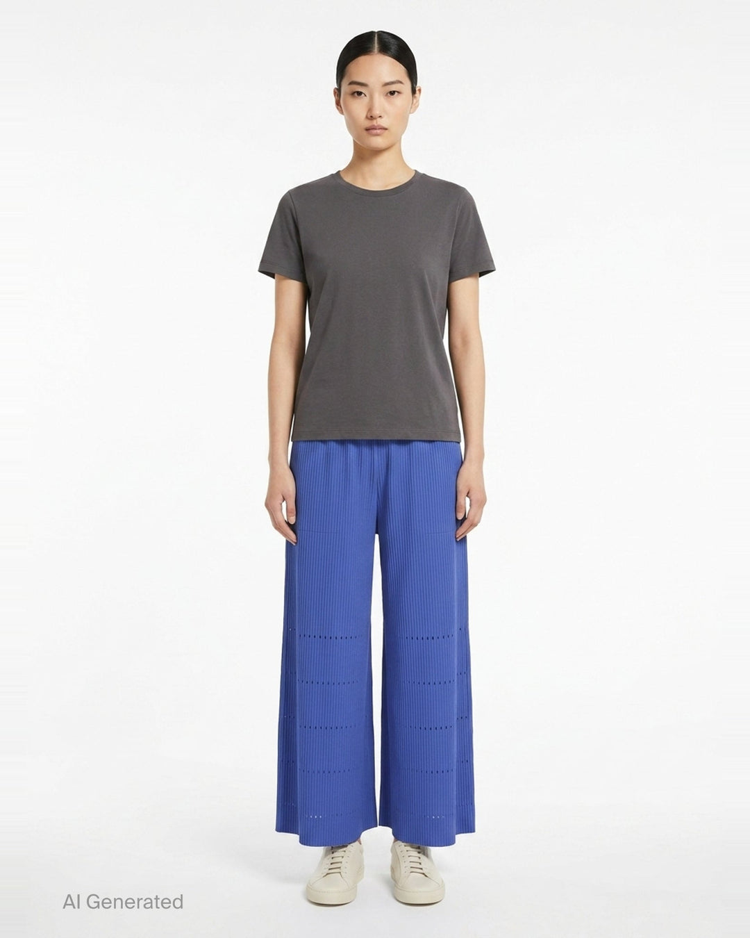 Fine Knit Pleats Bottom 1 | me Issey Miyake | Club21 - front
