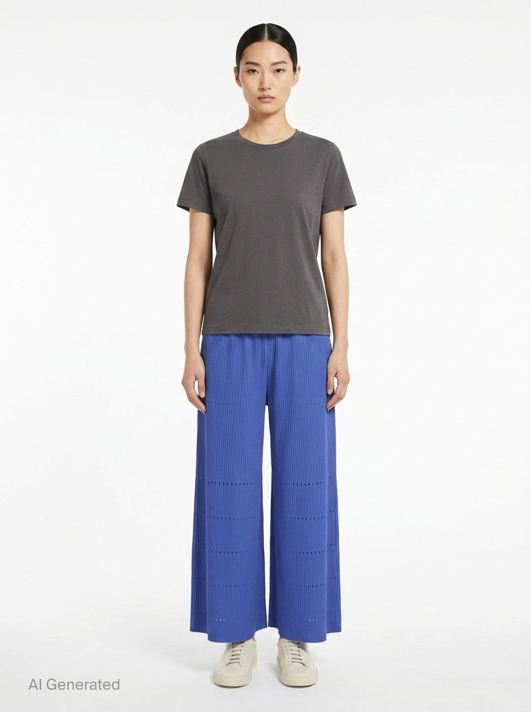 Fine Knit Pleats Bottom 1 | me Issey Miyake | Club21 - front