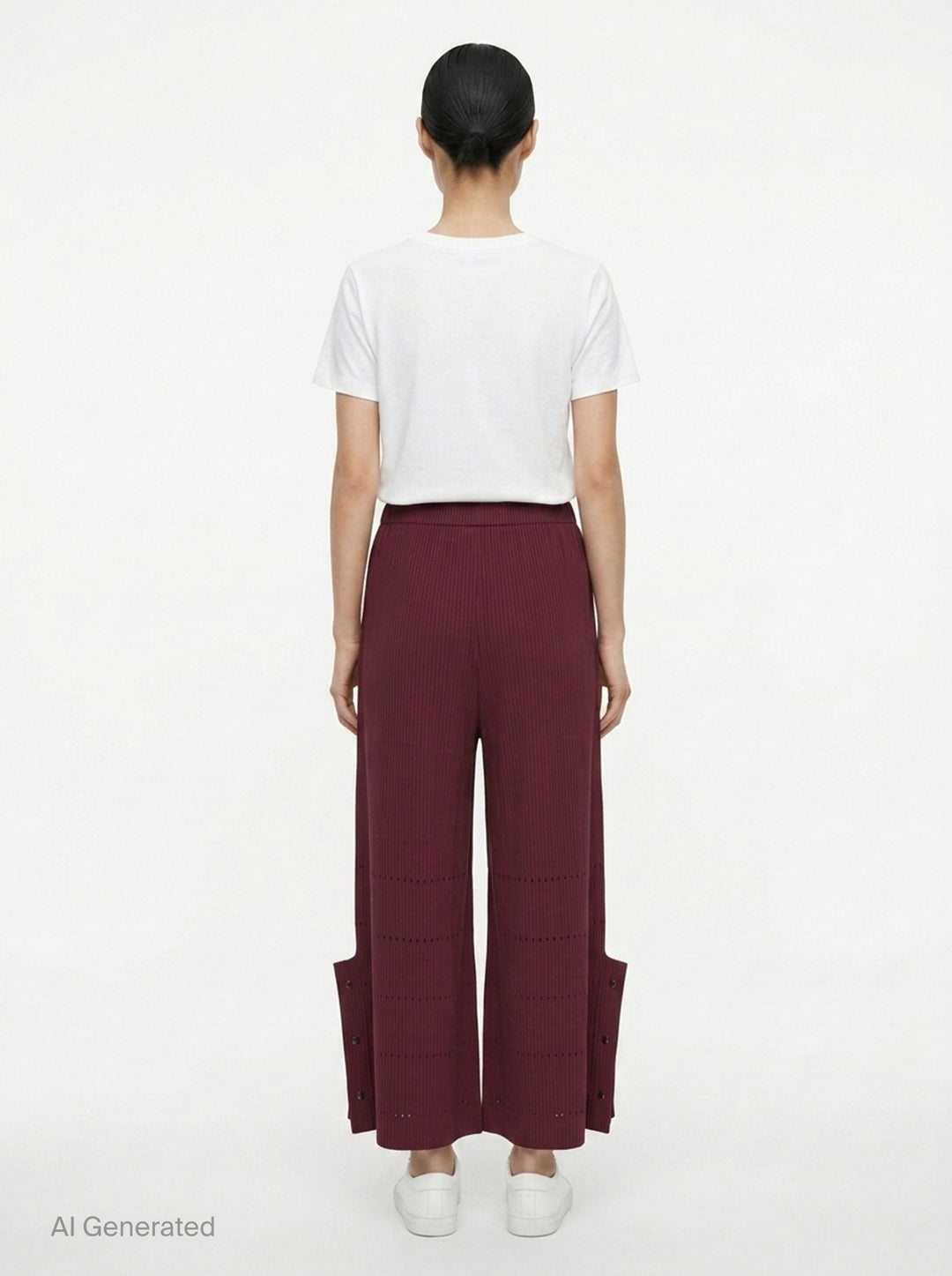 Fine Knit Pleats Bottom 1 | me Issey Miyake | Club21 - back