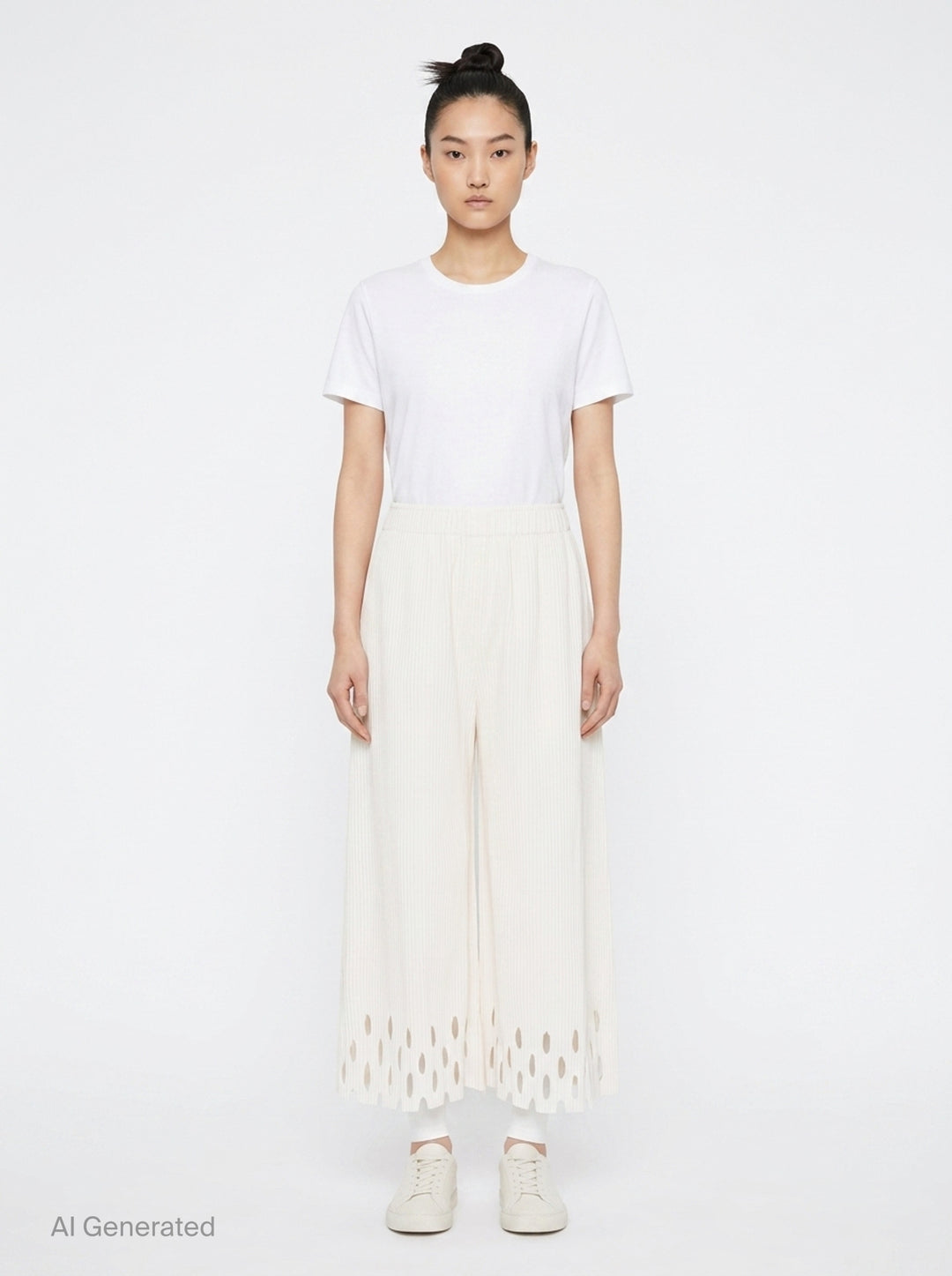 Fine Knit Pleats Bottom 3 | me Issey Miyake | Club21 - front