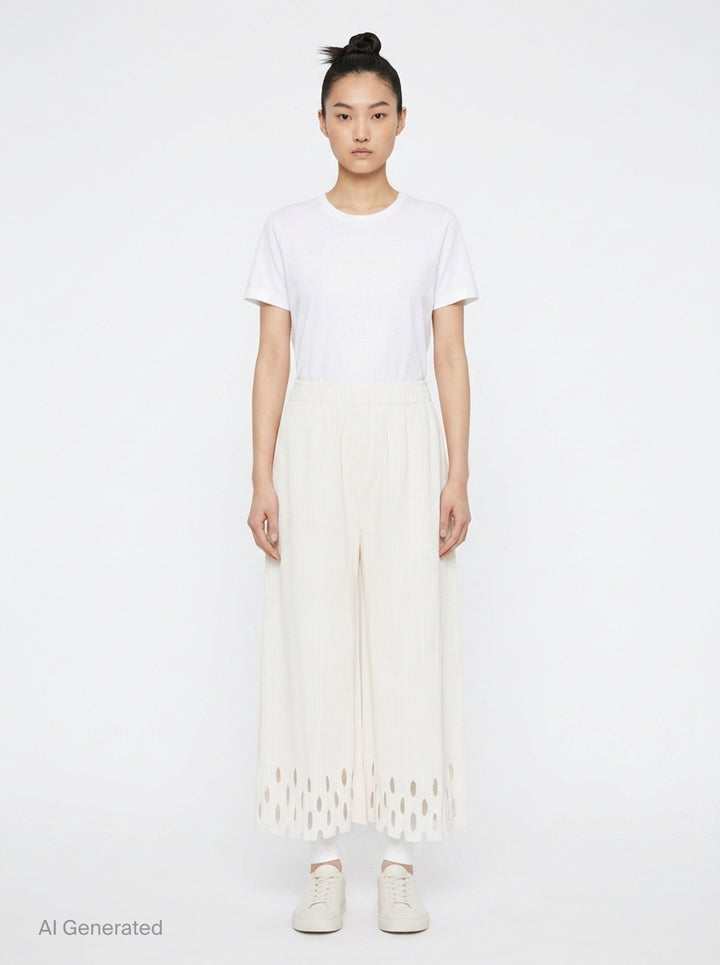 Fine Knit Pleats Bottom 3 | me Issey Miyake | Club21 - front
