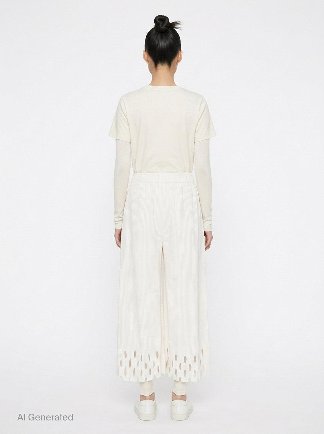 Fine Knit Pleats Bottom 3 | me Issey Miyake | Club21 - back