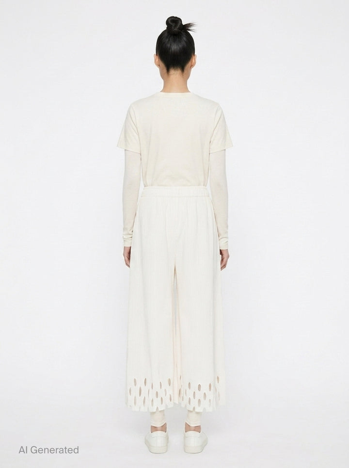 Fine Knit Pleats Bottom 3 | me Issey Miyake | Club21 - back