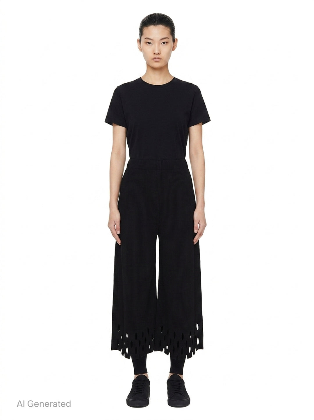 Fine Knit Pleats Bottom Pants | me Issey Miyake | Club21 - front
